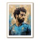 Salah Abstract Portrait 3 Wall Art