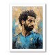 Salah Abstract Portrait 3 Wall Art