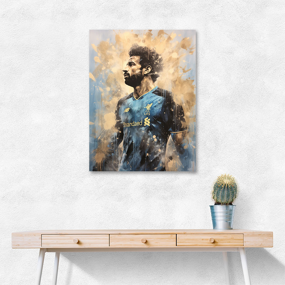 Salah Abstract Portrait 4 Wall Art