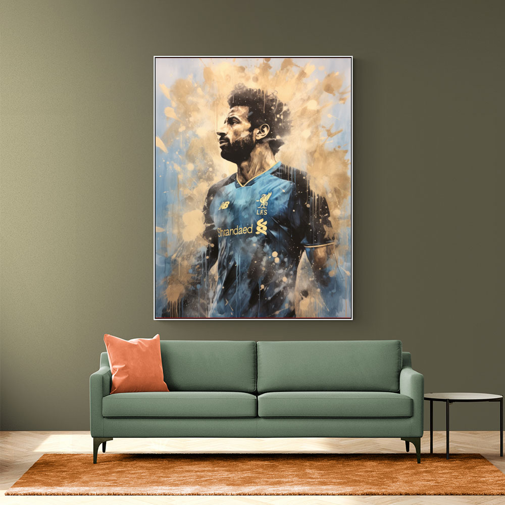 Salah Abstract Portrait 4 Wall Art