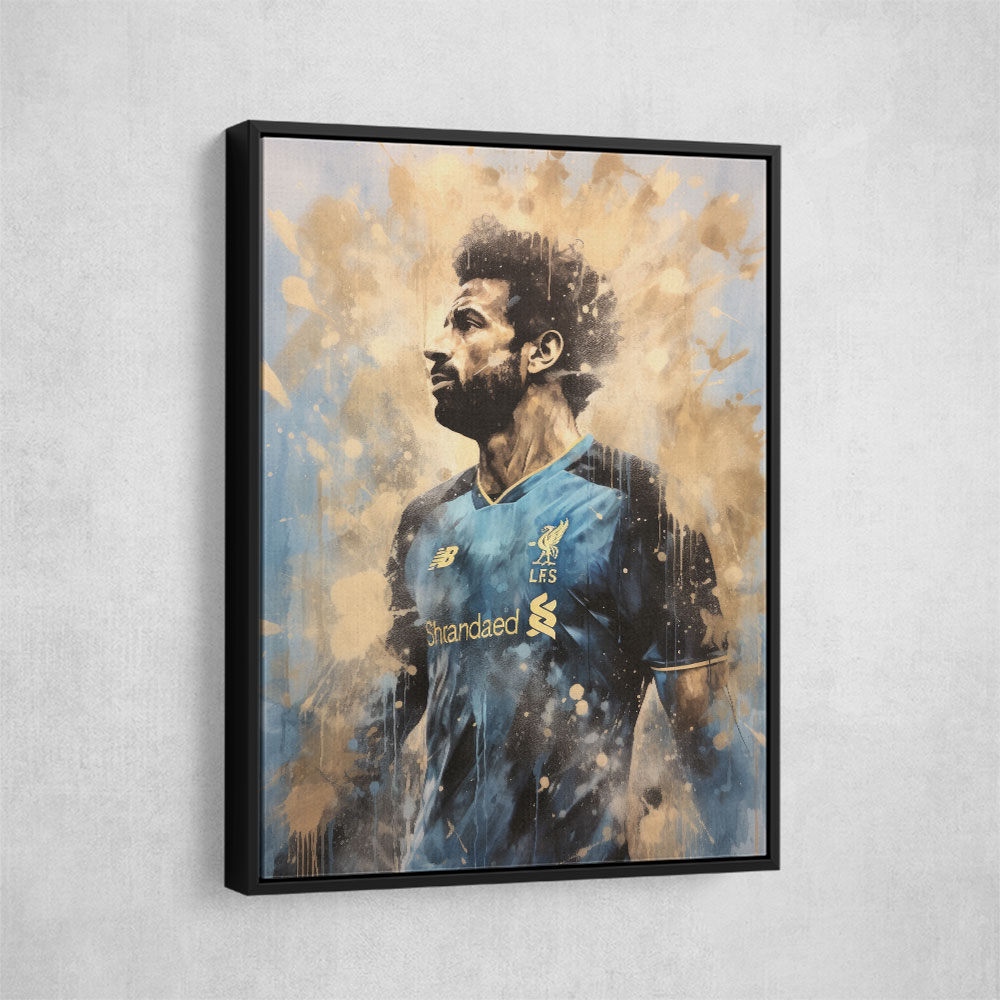 Salah Abstract Portrait 4 Wall Art