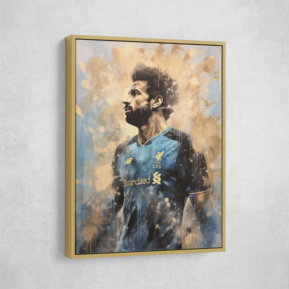 Salah Abstract Portrait 4 Wall Art