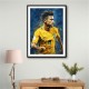 Neymar Abstract Portrait Wall Art