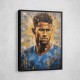 Neymar Abstract Portrait 2 Wall Art