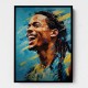 Ronaldinho Abstract Portrait 2 Wall Art