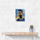 Vinicius Abstract Portrait Wall Art