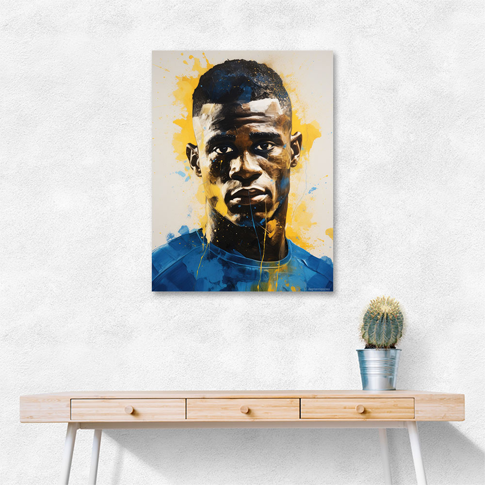 Vinicius Abstract Portrait 1 Wall Art