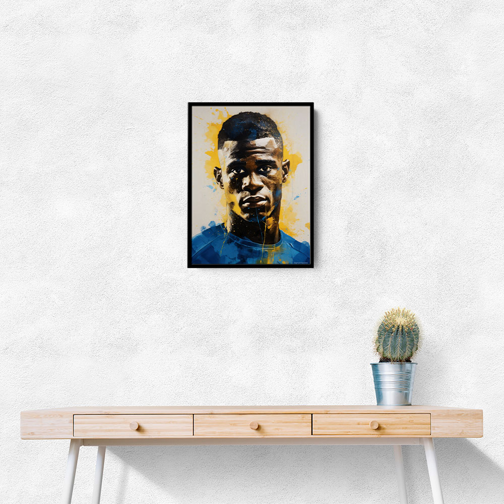 Vinicius Abstract Portrait 1 Wall Art