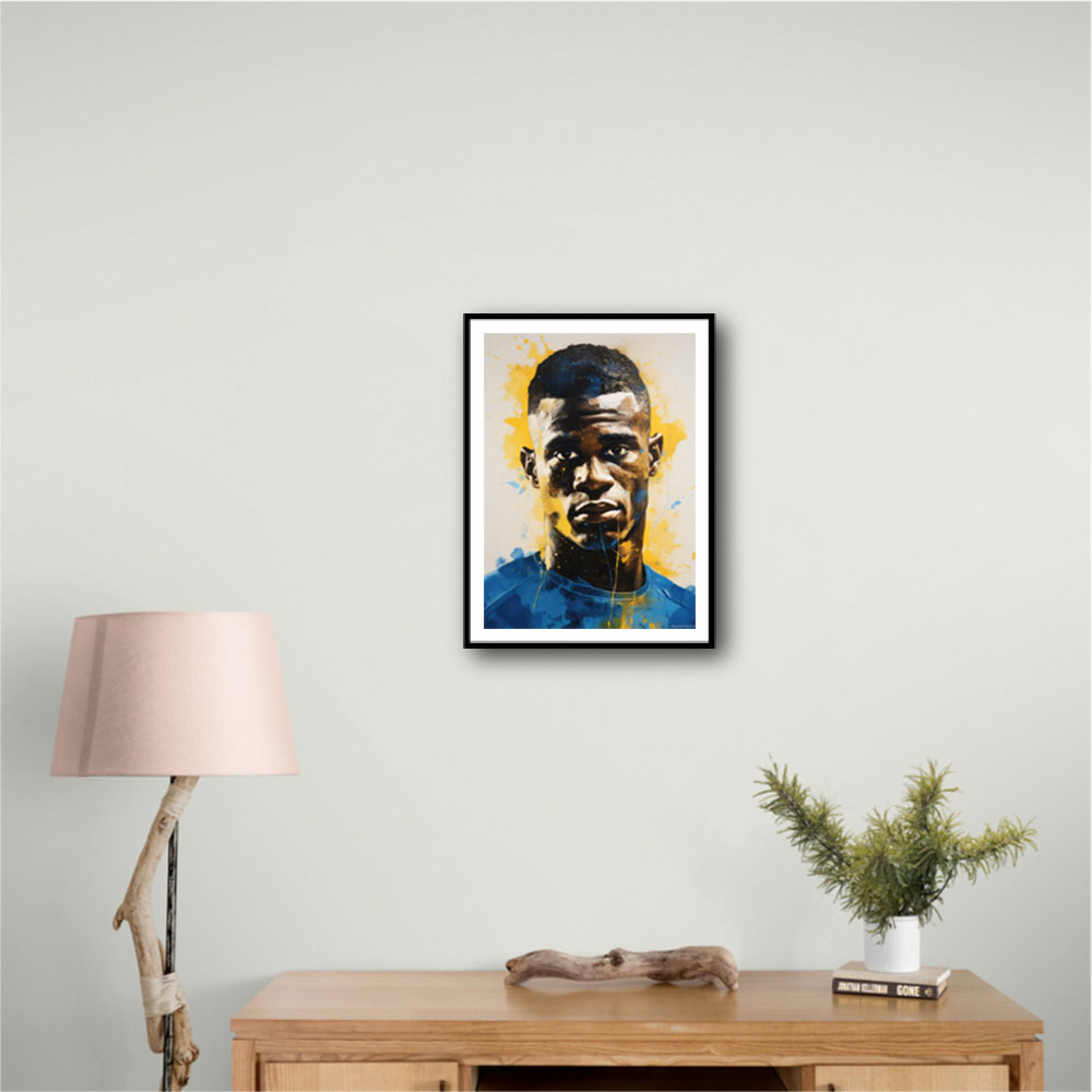 Vinicius Abstract Portrait 1 Wall Art