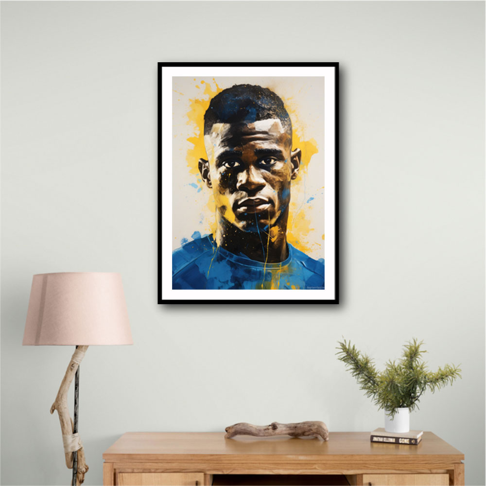 Vinicius Abstract Portrait 1 Wall Art