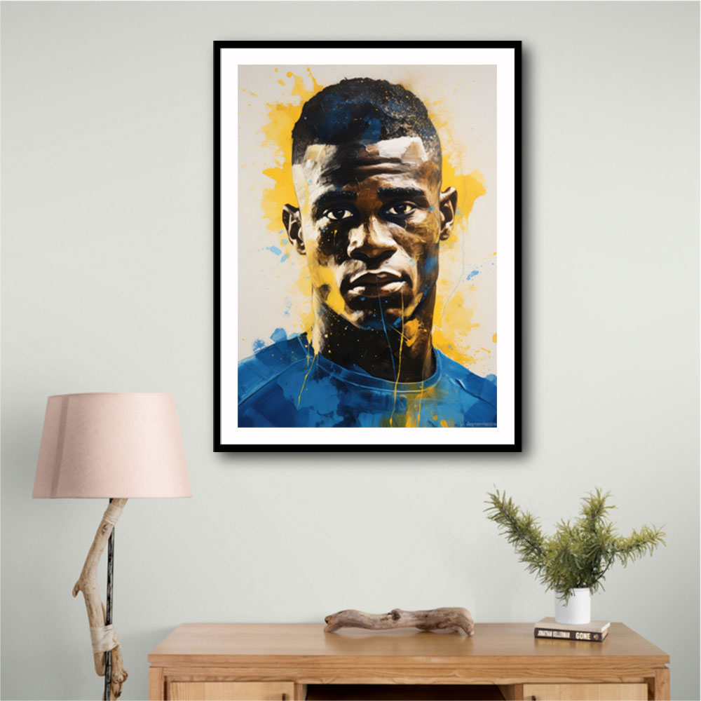 Vinicius Abstract Portrait 1 Wall Art