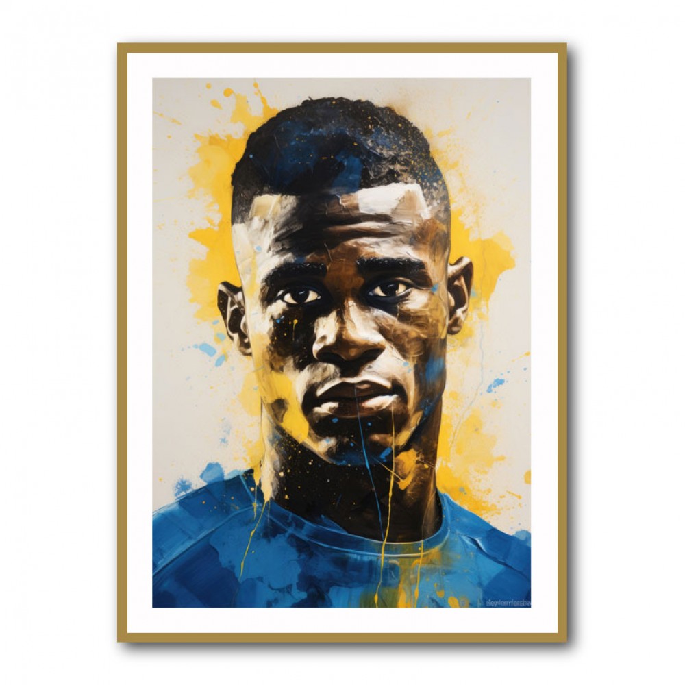 Vinicius Abstract Portrait 1 Wall Art