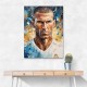 Zinedine Zidane Abstract Portrait Wall Art