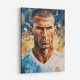 Zinedine Zidane Abstract Portrait Wall Art