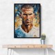 Zinedine Zidane Abstract Portrait Wall Art