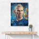 Zinedine Zidane Abstract Portrait 2 Wall Art