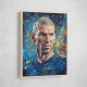 Zinedine Zidane Abstract Portrait 2 Wall Art