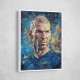 Zinedine Zidane Abstract Portrait 2 Wall Art