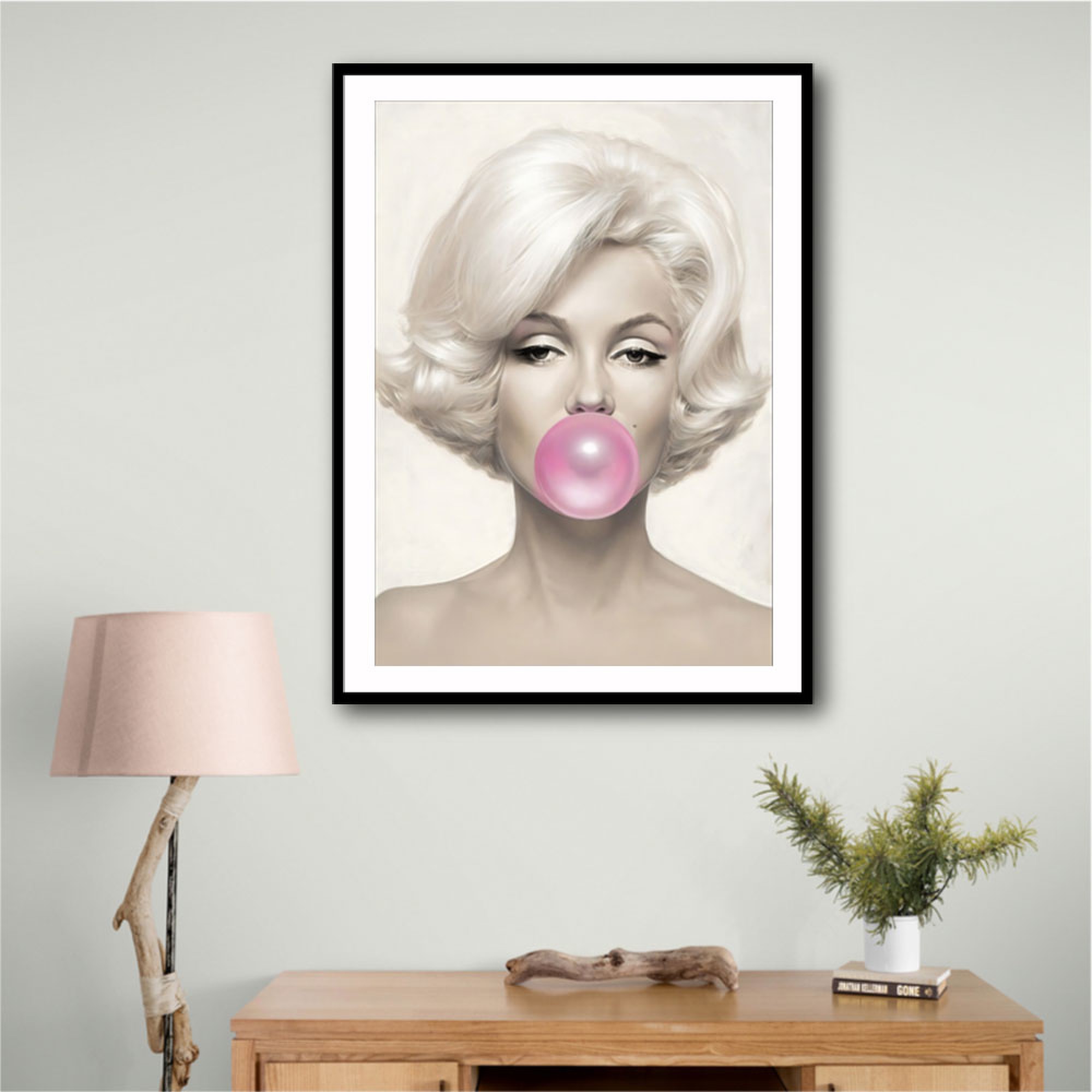 Marilyn Monroe Bubble Gum Wall Art