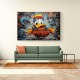 Urban Duck Sledging Wall Art