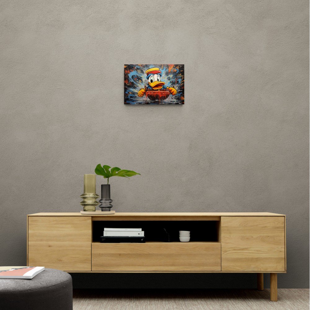 Urban Duck Sledging Wall Art