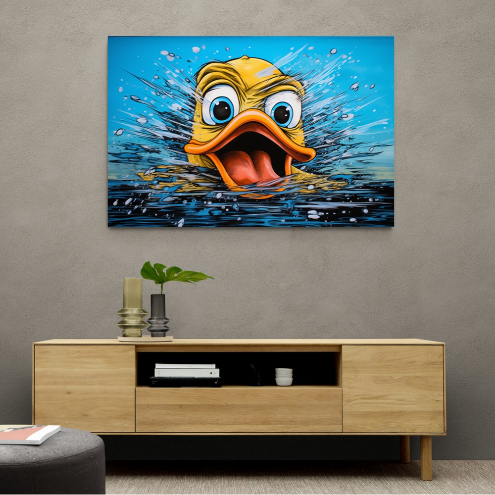 Urban Duck Splash Wall Art