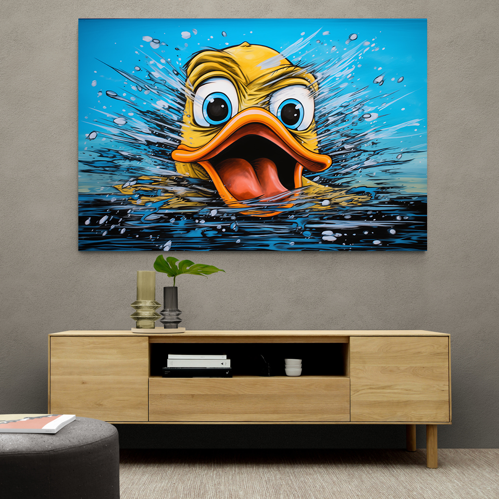 Urban Duck Splash Wall Art