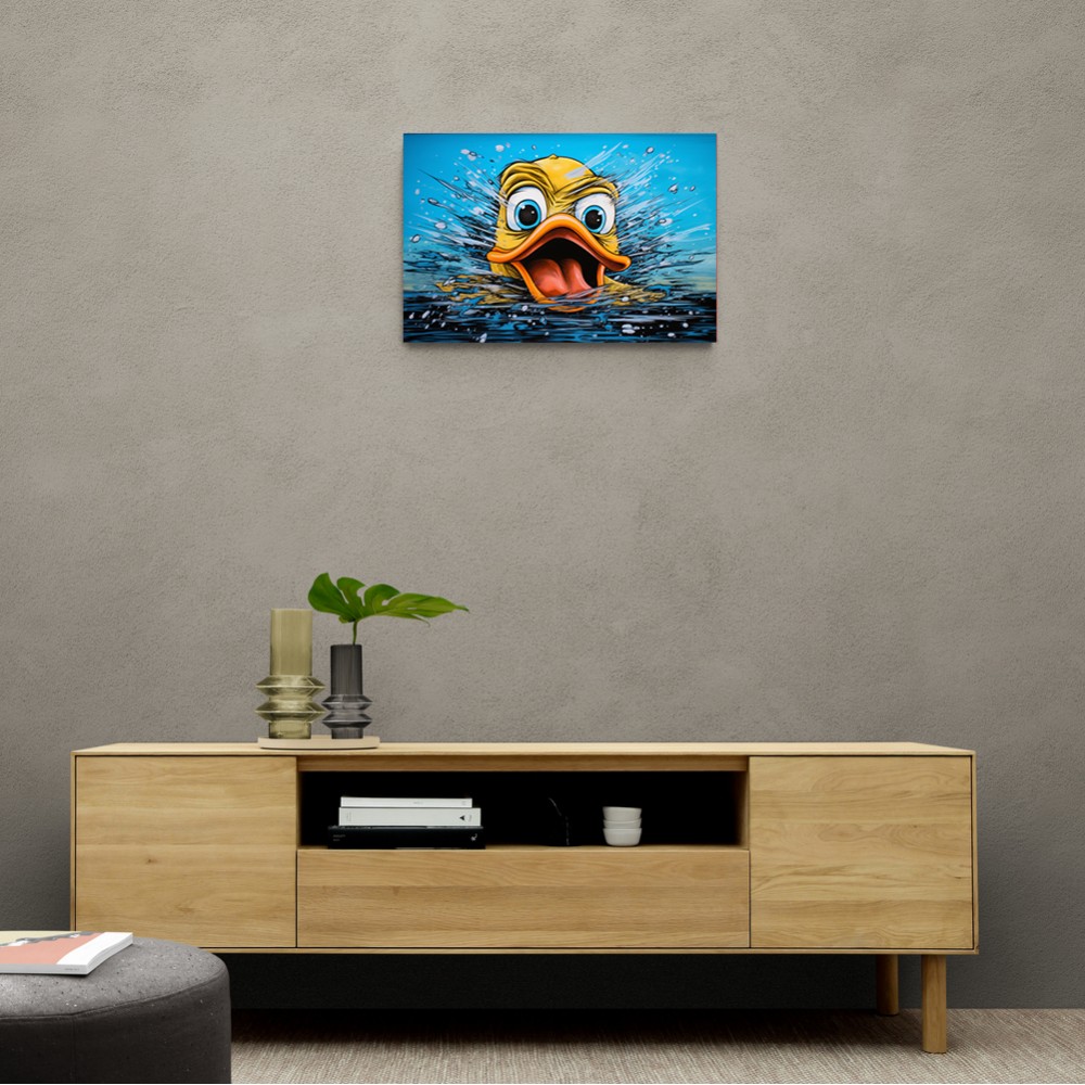 Urban Duck Splash Wall Art