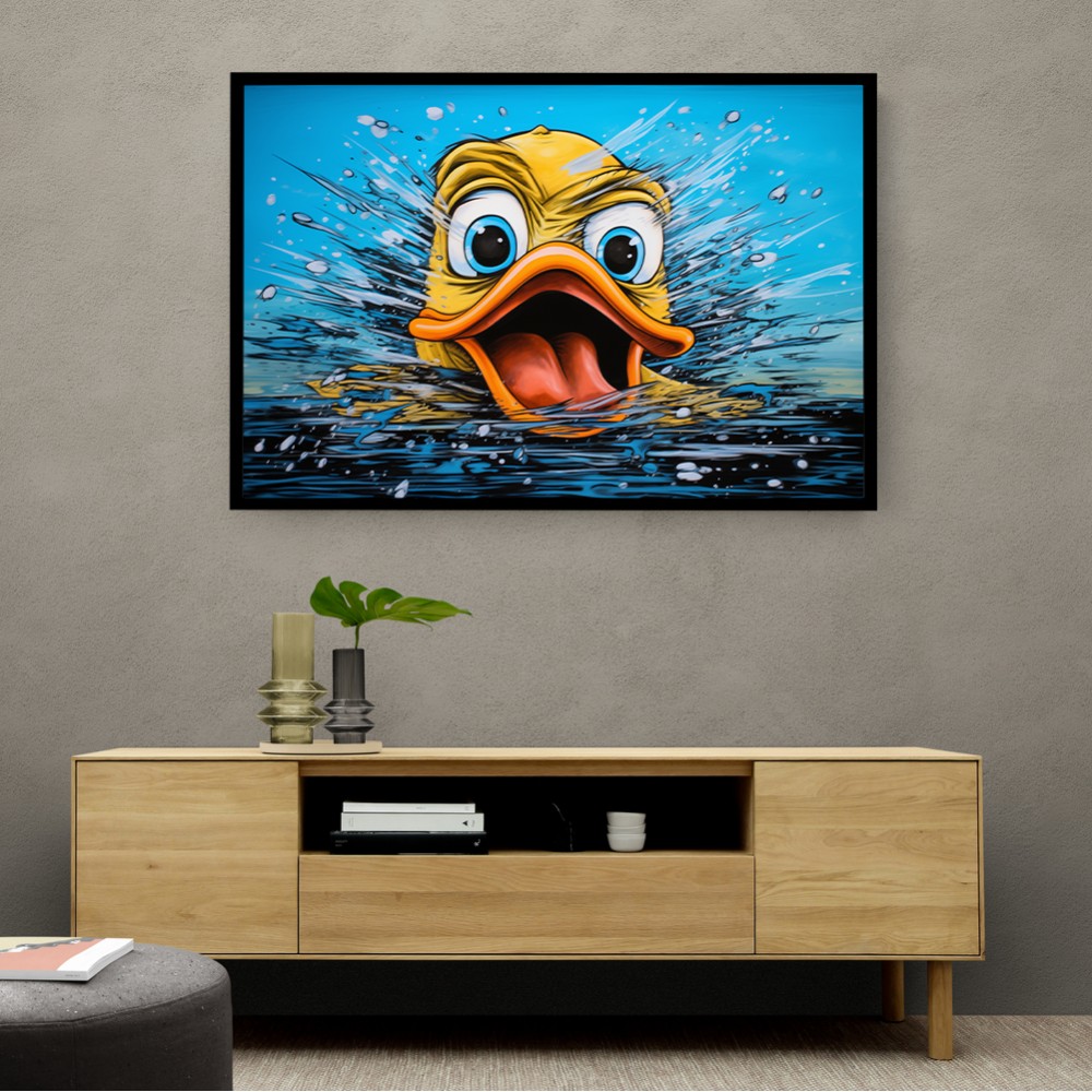 Urban Duck Splash Wall Art