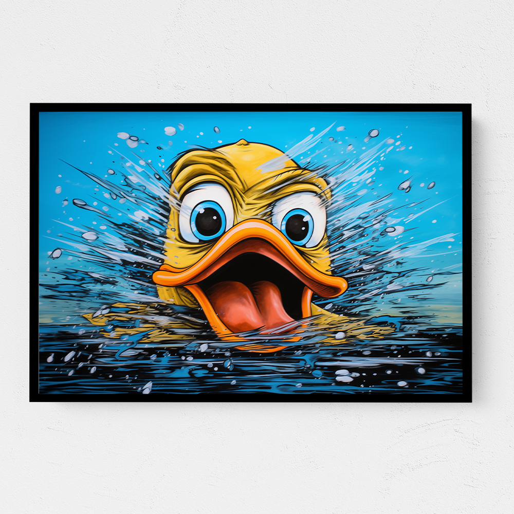 Urban Duck Splash Wall Art