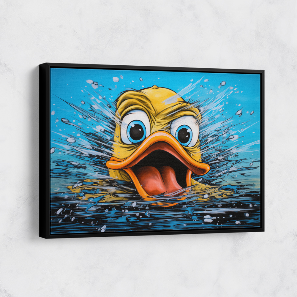 Urban Duck Splash Wall Art