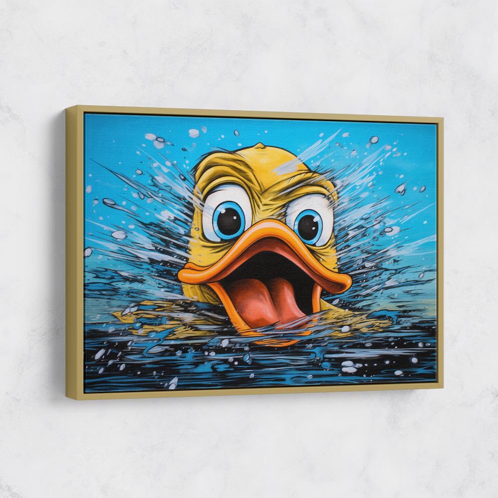 Urban Duck Splash Wall Art