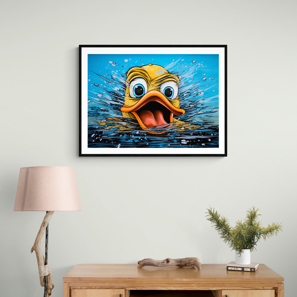 Urban Duck Splash Wall Art