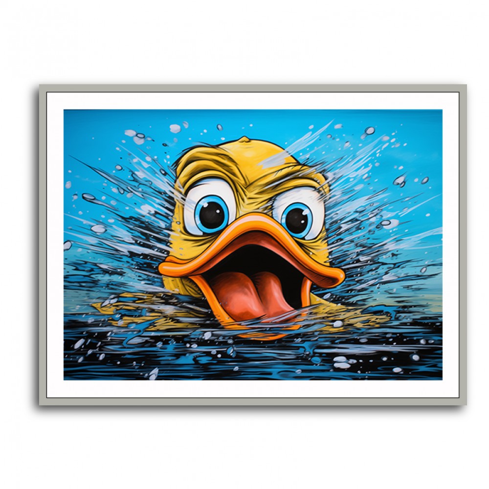 Urban Duck Splash Wall Art