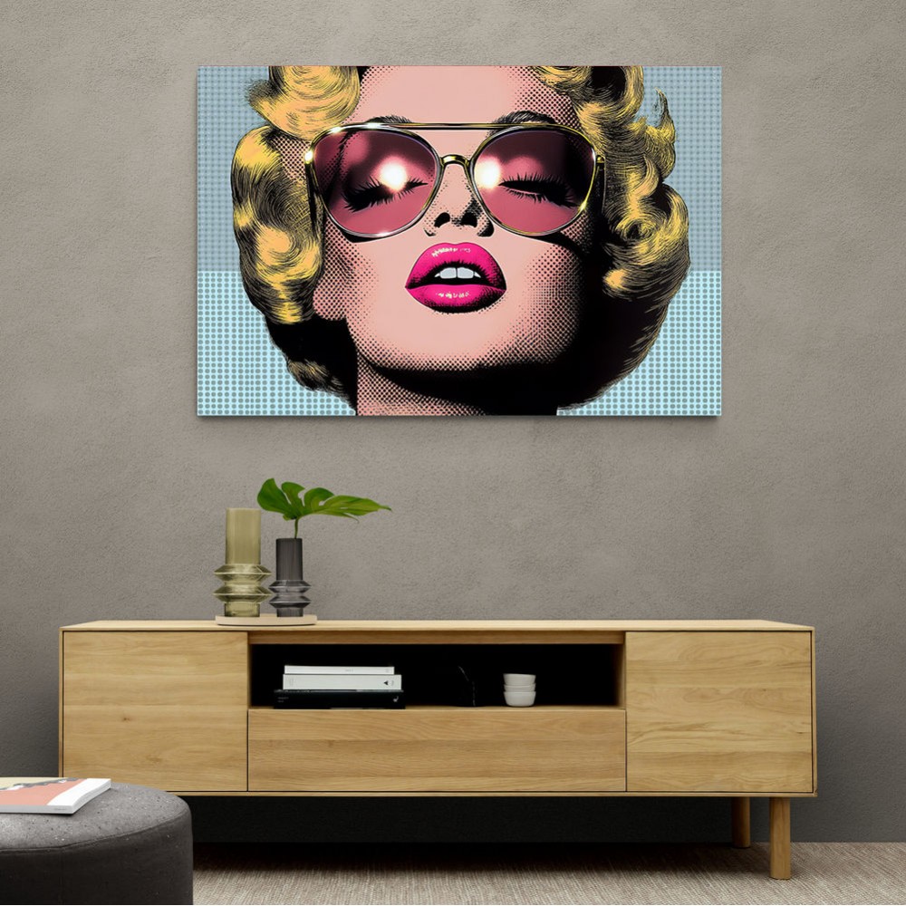 Marilyn Pink Shades 2 Pop Art