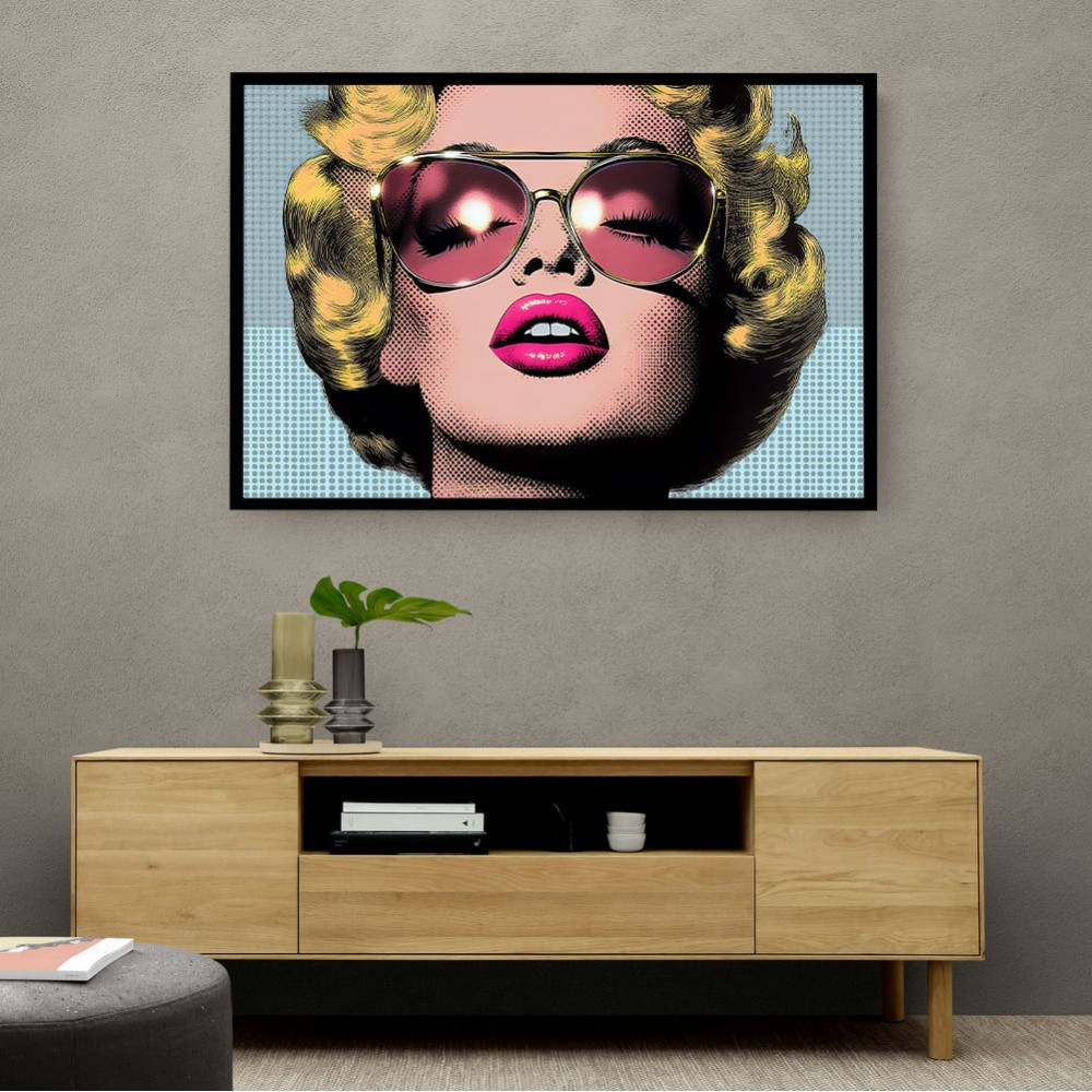 Marilyn Pink Shades 2 Pop Art