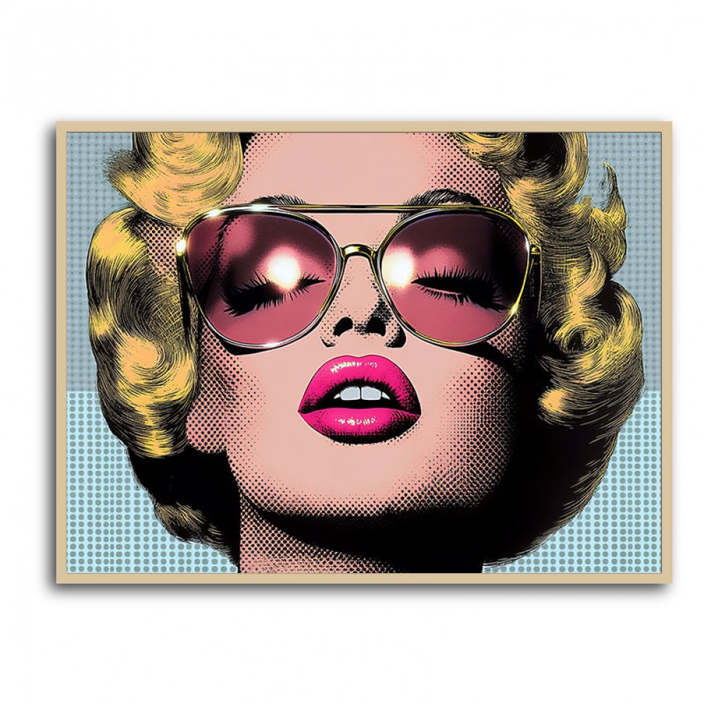 Marilyn Pink Shades 3 Pop Art