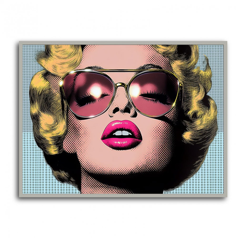 Marilyn Pink Shades 3 Pop Art