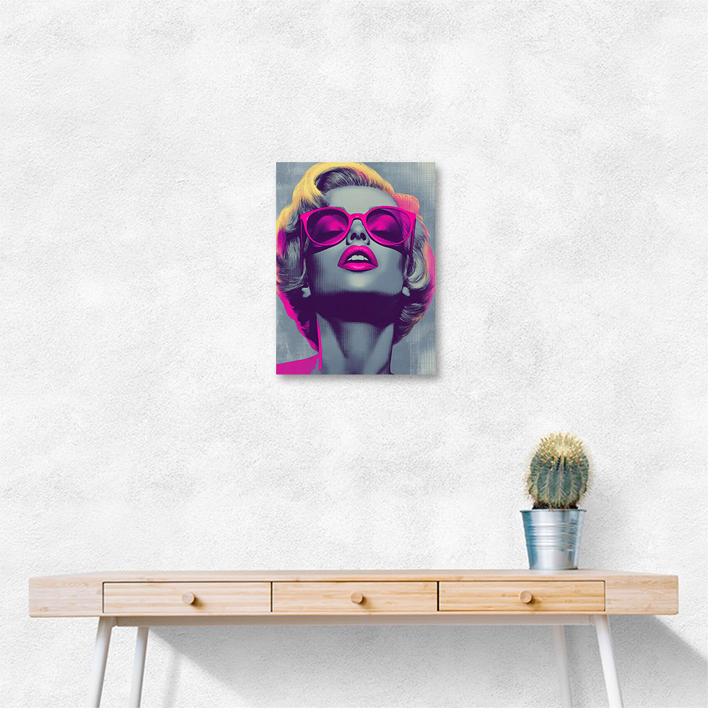 Pink Marilyn Pop Art