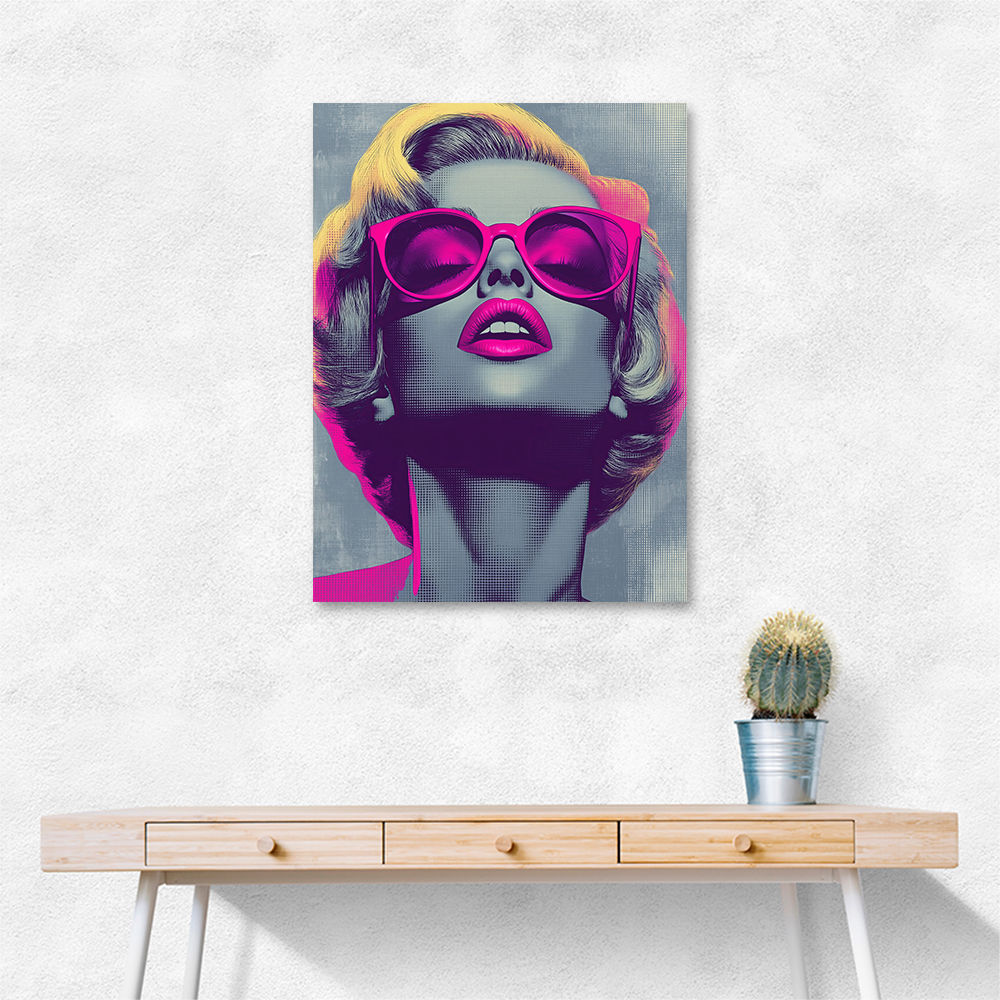 Pink Marilyn Pop Art