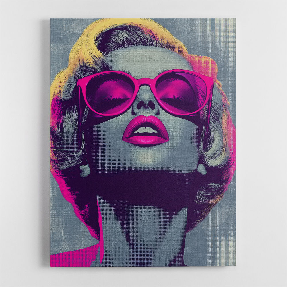 Pink Marilyn Pop Art