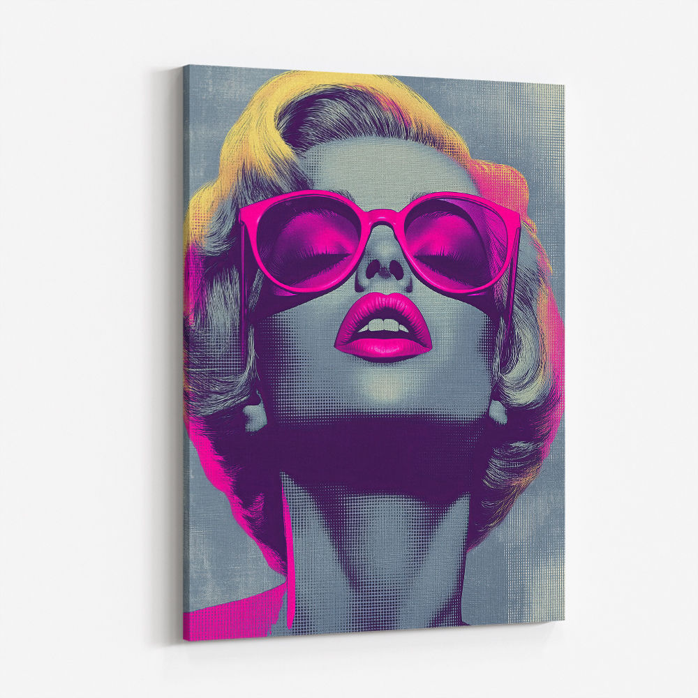 Pink Marilyn Pop Art