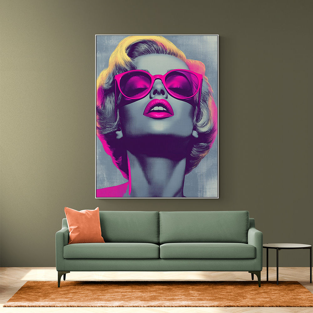 Pink Marilyn Pop Art