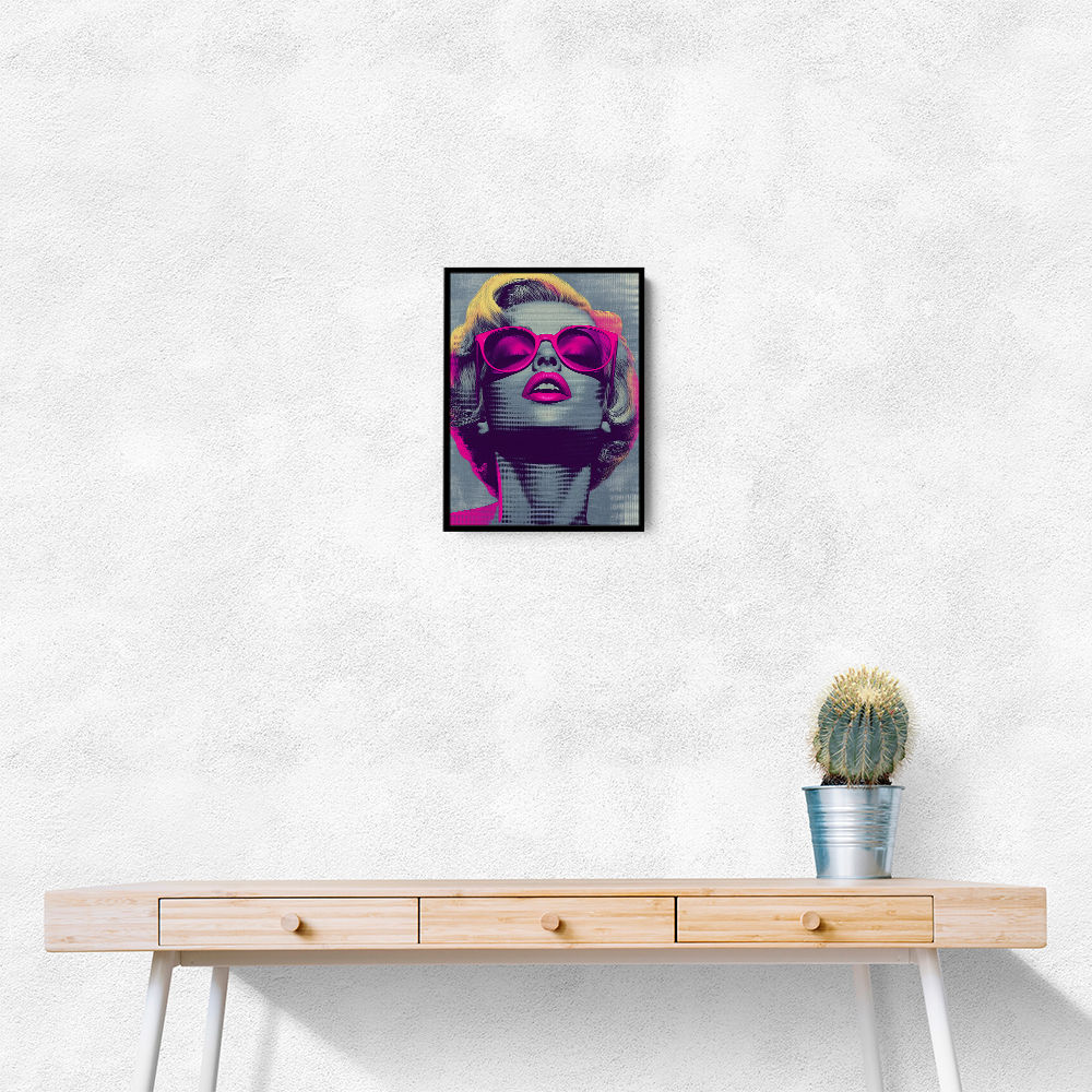 Pink Marilyn Pop Art