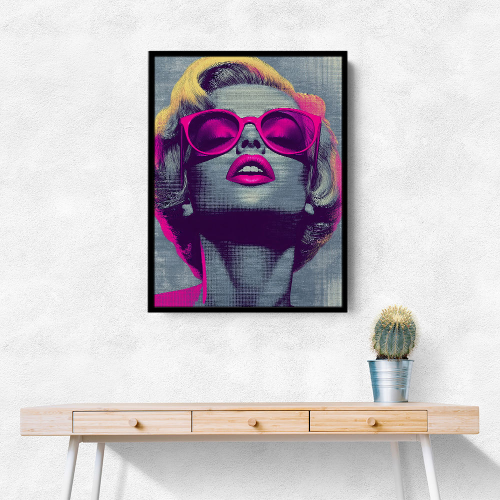 Pink Marilyn Pop Art