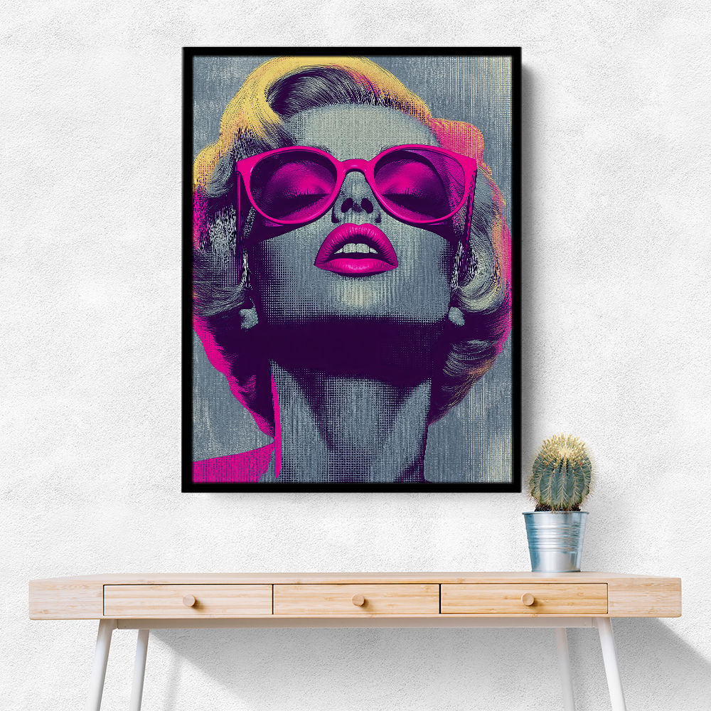 Pink Marilyn Pop Art