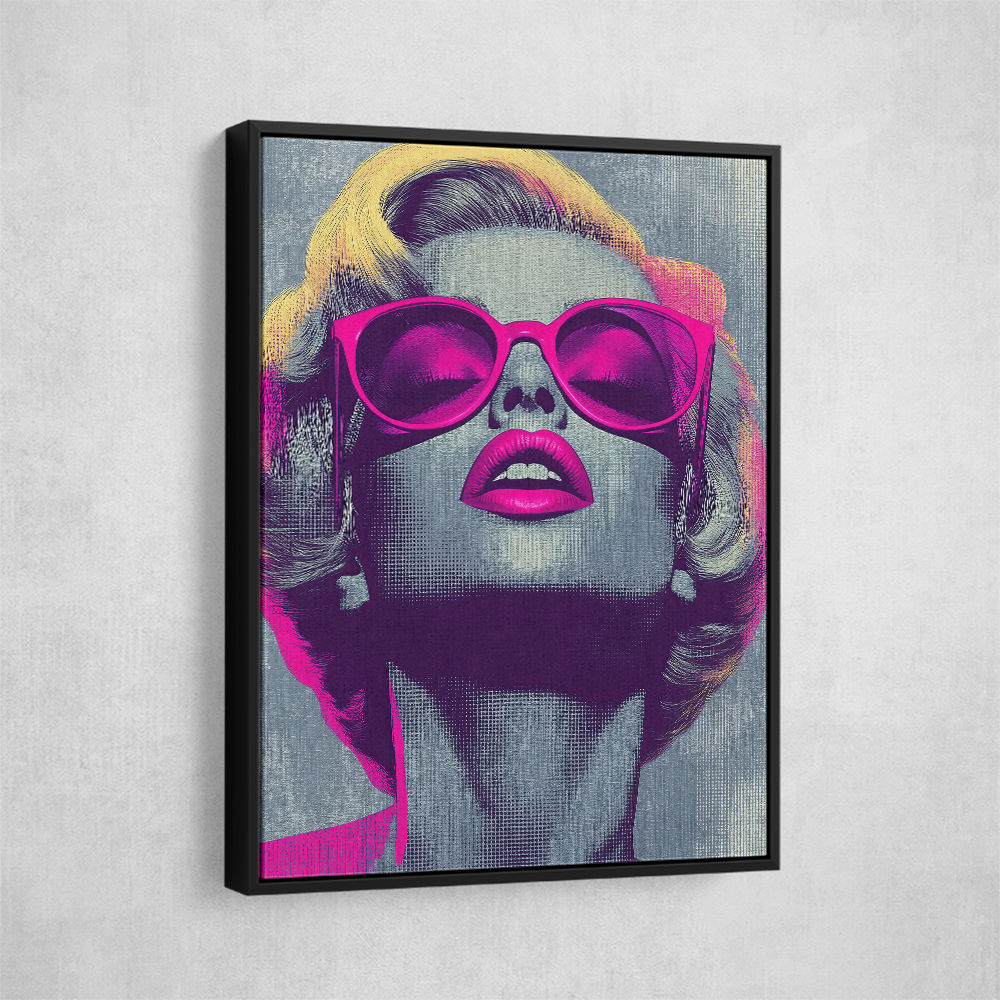 Pink Marilyn Pop Art