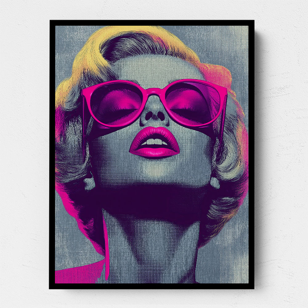 Pink Marilyn Pop Art