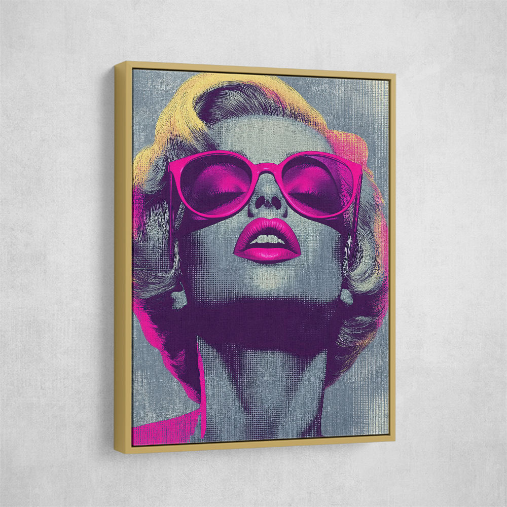 Pink Marilyn Pop Art