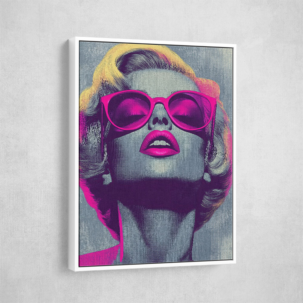 Pink Marilyn Pop Art